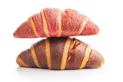 Bicolor Croissants