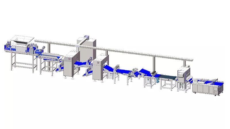Automatic Baguette and Ciabatta Production Line